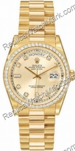Swiss Rolex Oyster Perpetual Day-Date 18kt Yellow Gold Diamond M  Swiss Rolex Oyster Perpetual Day-Date 18kt Yellow Gold Diamond M