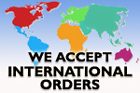 we accept international orders  we accept international orders